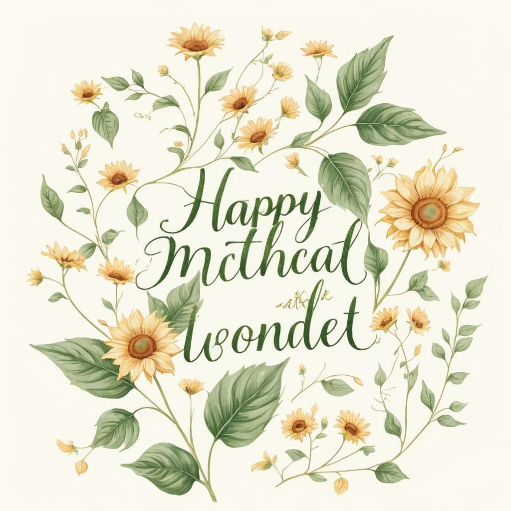 Sunflower in Grassy Field: 3D Digital Art