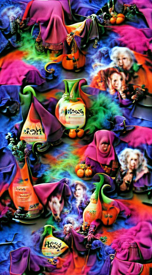 Colorful Abstract Hocus Pocus Design