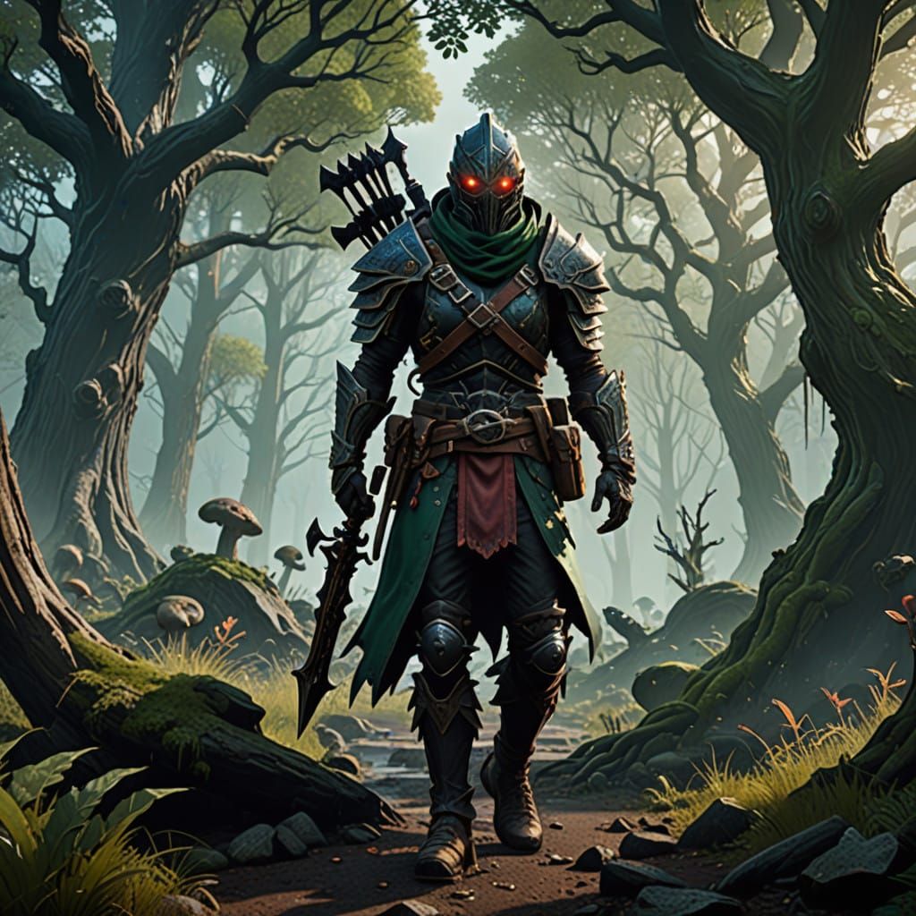 Heroic Monster Hunter in Ancient Forest