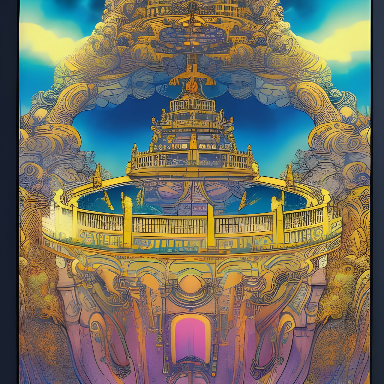 Heaven-Portal to Luminous Paradise: Graphic Novel Cover
