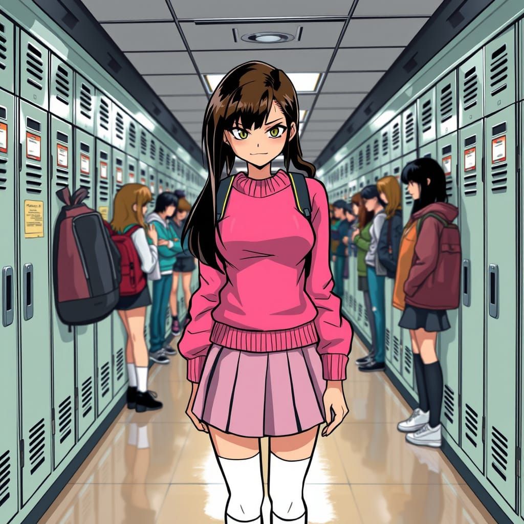 Confident High School Queen Reigns Supreme