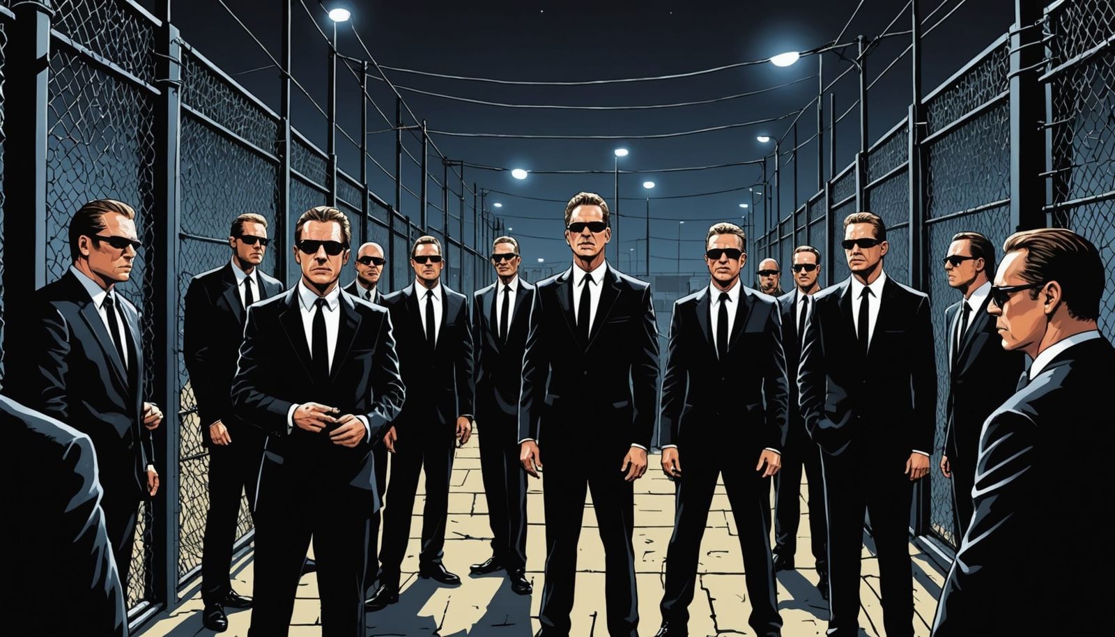 Metallica Prison Riot: Men in Black Thrash