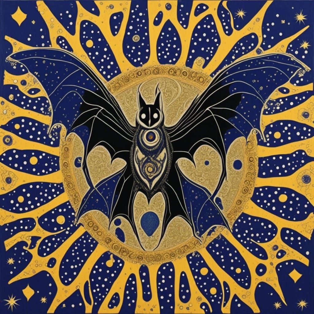 <lora:Spiders heart:1.0> <lora:Hexen Hollow:1.0> A bat with ...