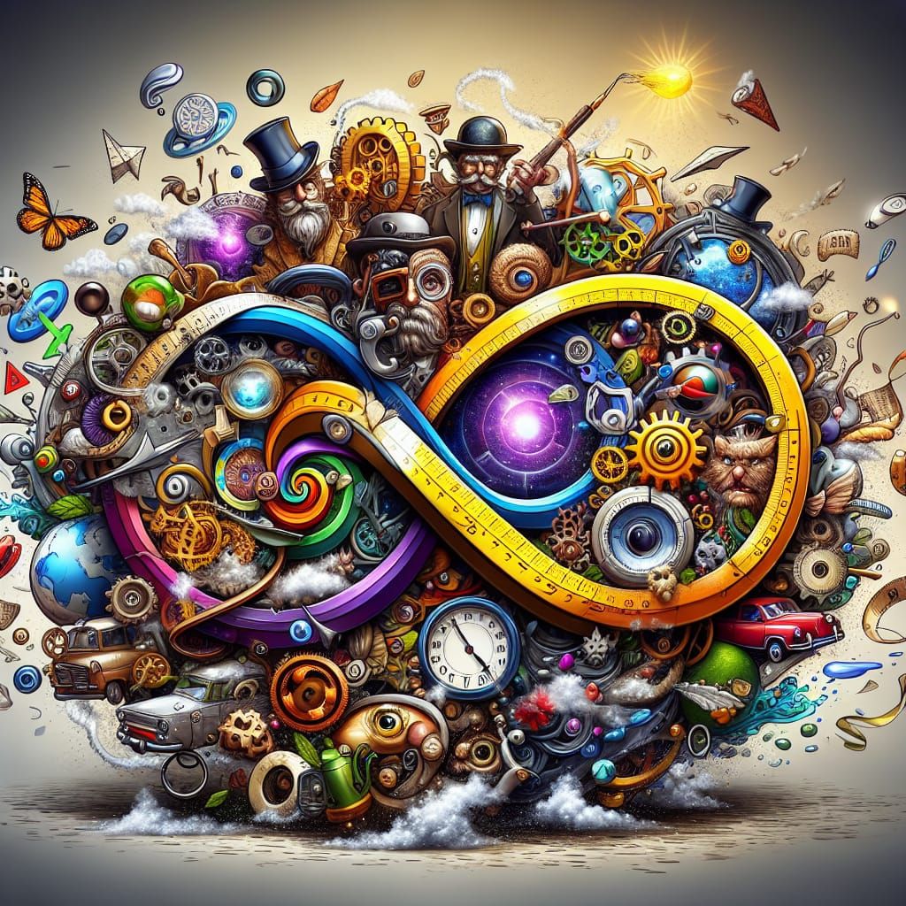 Abstract AI Art: Cunning Curiosity