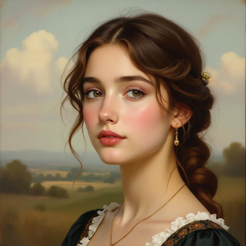 Sara: Pre-Raphaelite Portrait in Natural Light