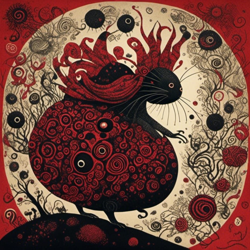 Mountain Ash Tree in a Unique LoRA Style