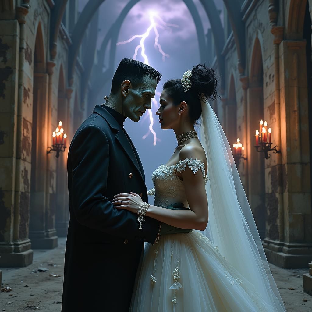 Frankenstein's Monster's Gothic Wedding