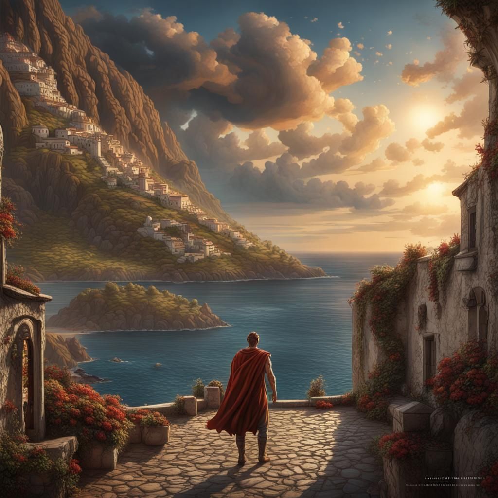 Comic Book Art: Leonardo DaVinci Inspired Character