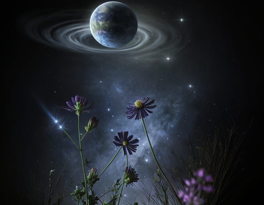 Cosmic Vastness in Vibrant Colors