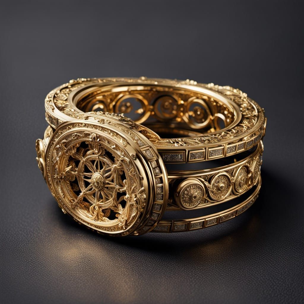 Cyberpunk DNA Championship Ring