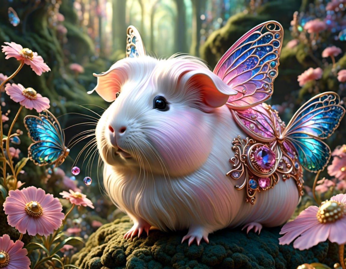 beautiful guinea pig fairy