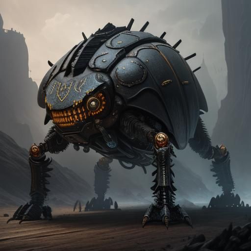 Ironcarapace: Fantastical Beetle Concept Art