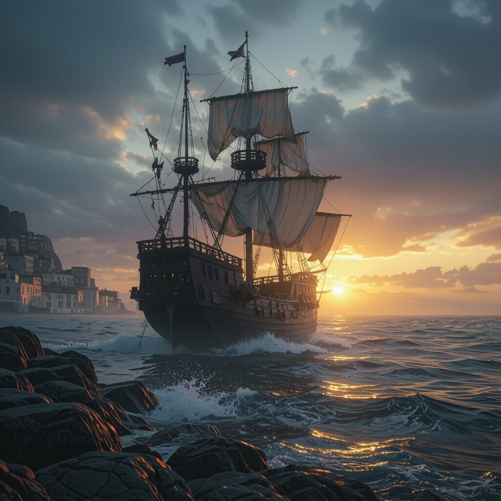 Hyperrealistic Cinematic Scene With Intricate Details