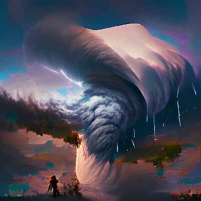Dramatic Storm Cloud Formation