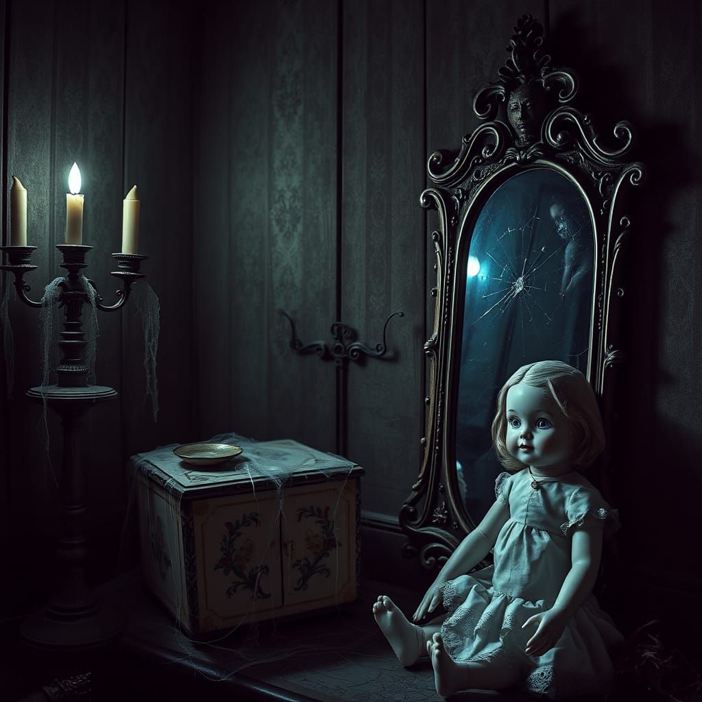 Haunting Music Box in Abandoned Victorian Mansion