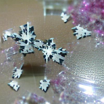 Detailed Crystal Snowflake in High Definition