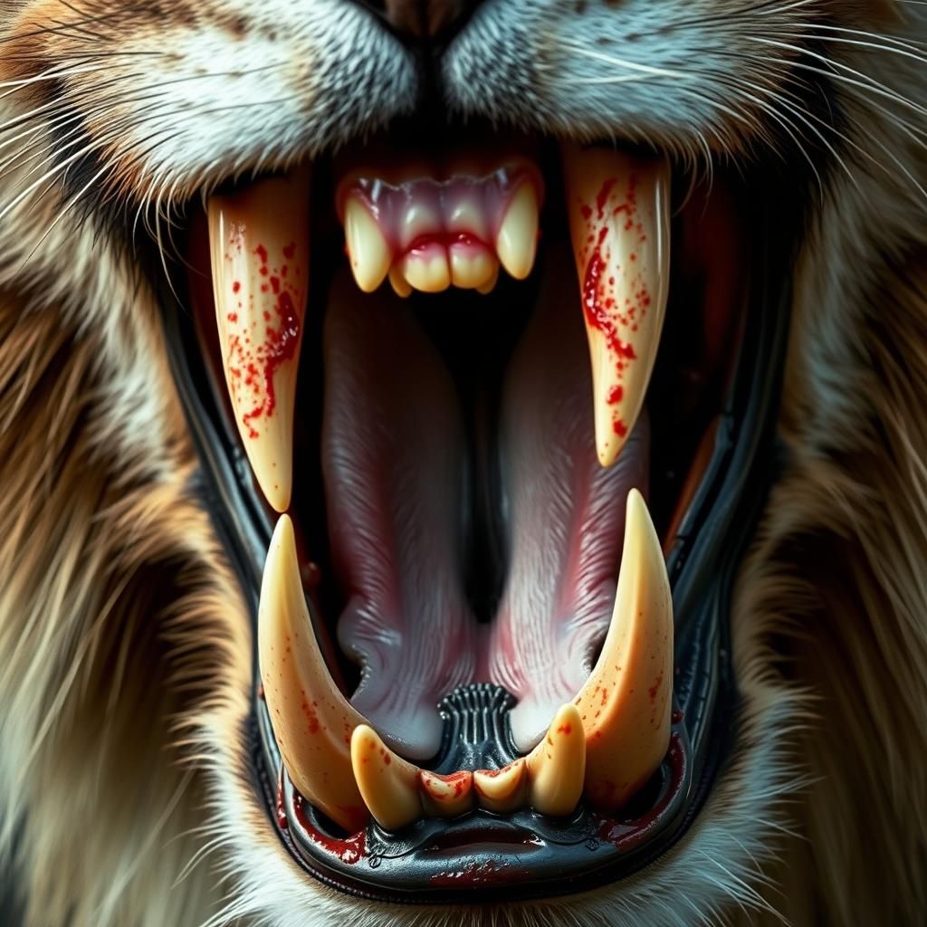 Terrifying Close Up of Mountain Lion Teeth