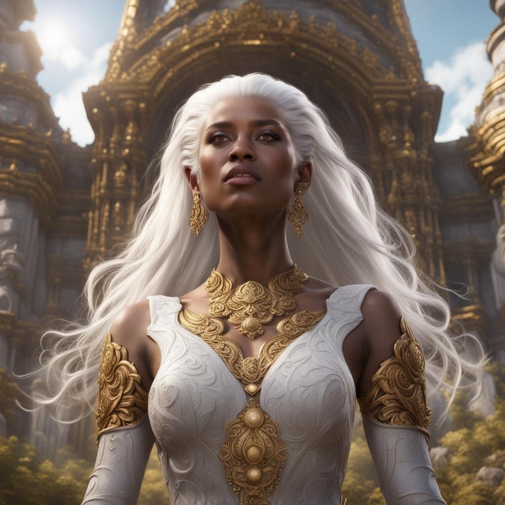 Empowered Elders in a Detailed Fantasy Kingdom