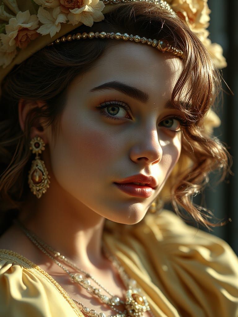 Detailed CGI Photograph of a Beautiful Model