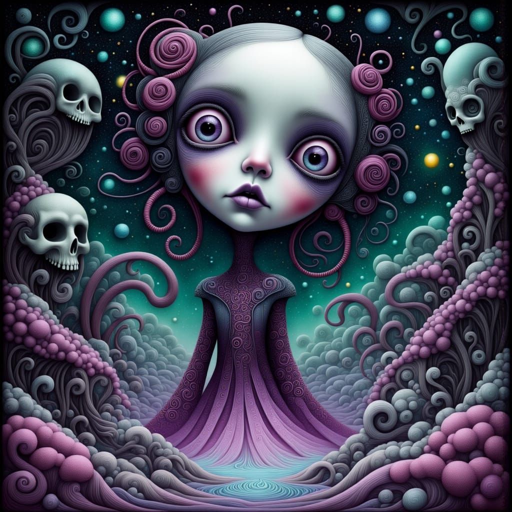 Ethereal Ghoul Submerged in Molten Starlight