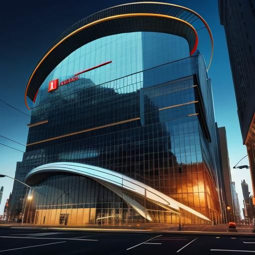 Santander Bank Branch in Historic Polish City