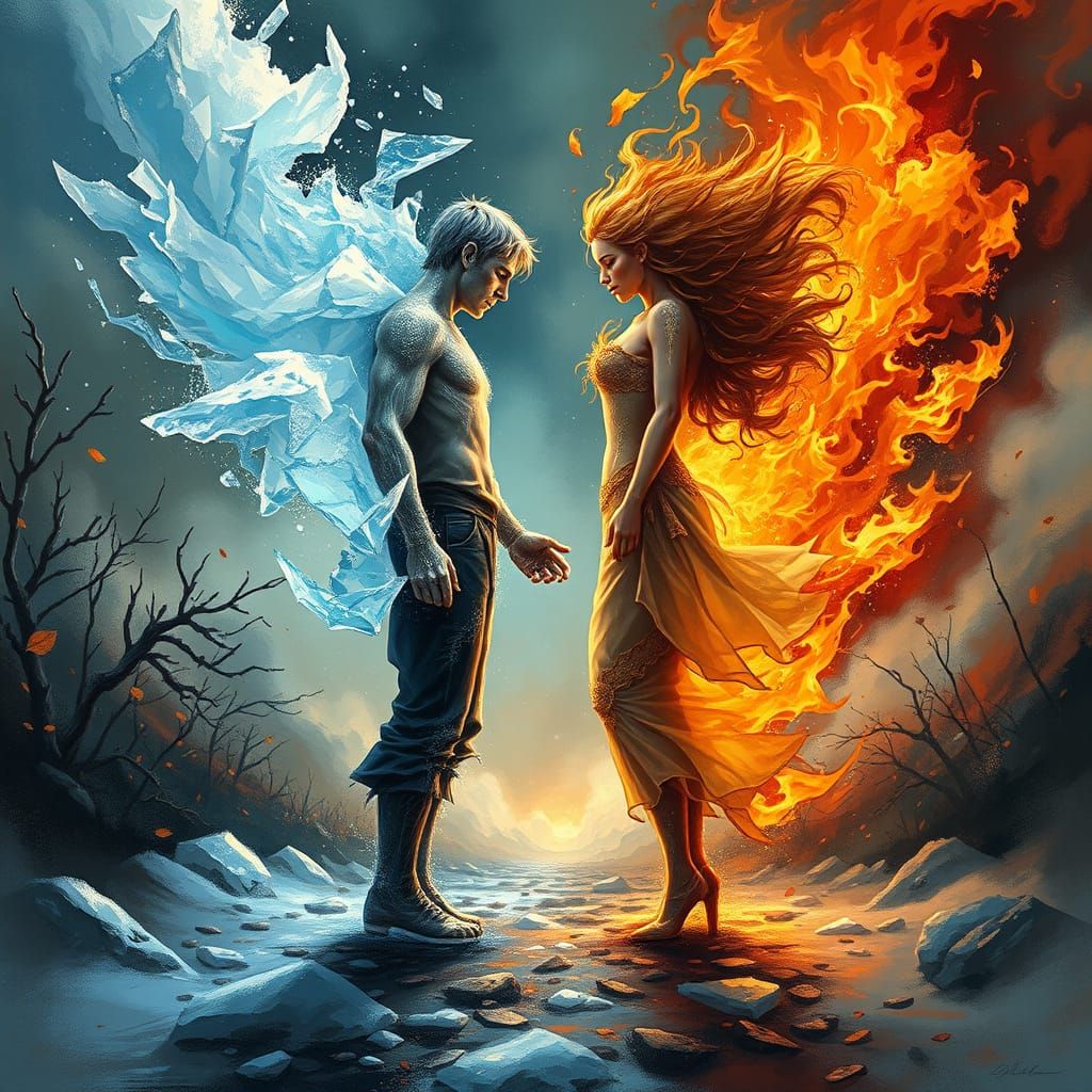 Torn Apart by Elemental Forces in a Ravaged Garden