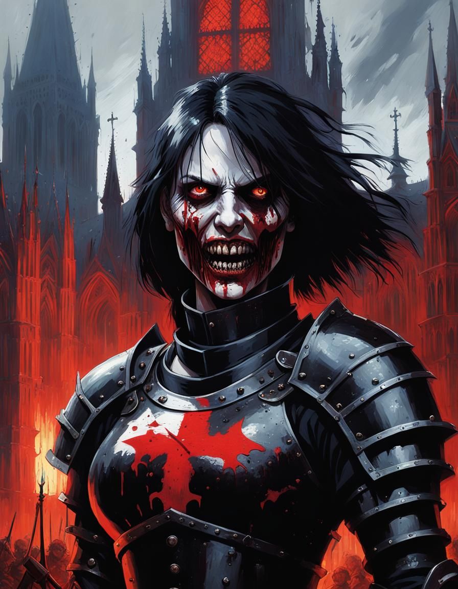 Wrathful Joan of Arc: Black Metal Album Cover