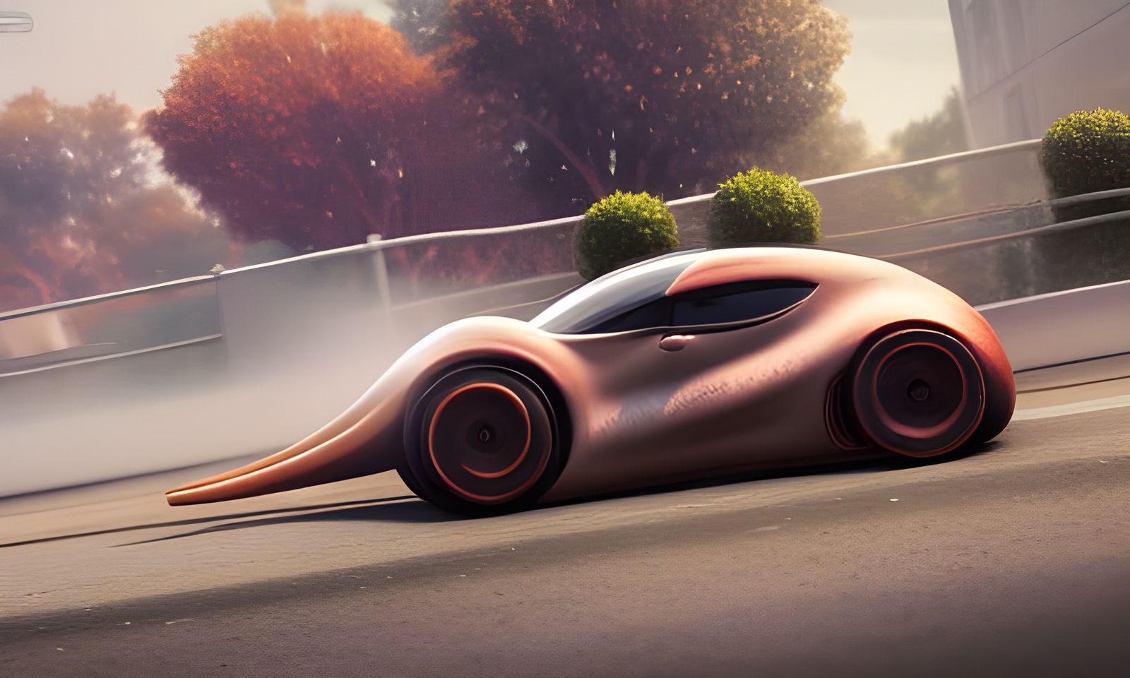 Racing Snail Sports Car Concept Art