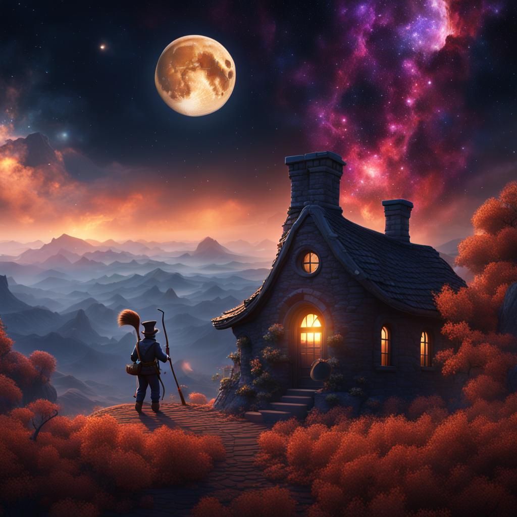 Galactic Chimney Sweep with Black Hole Chimney