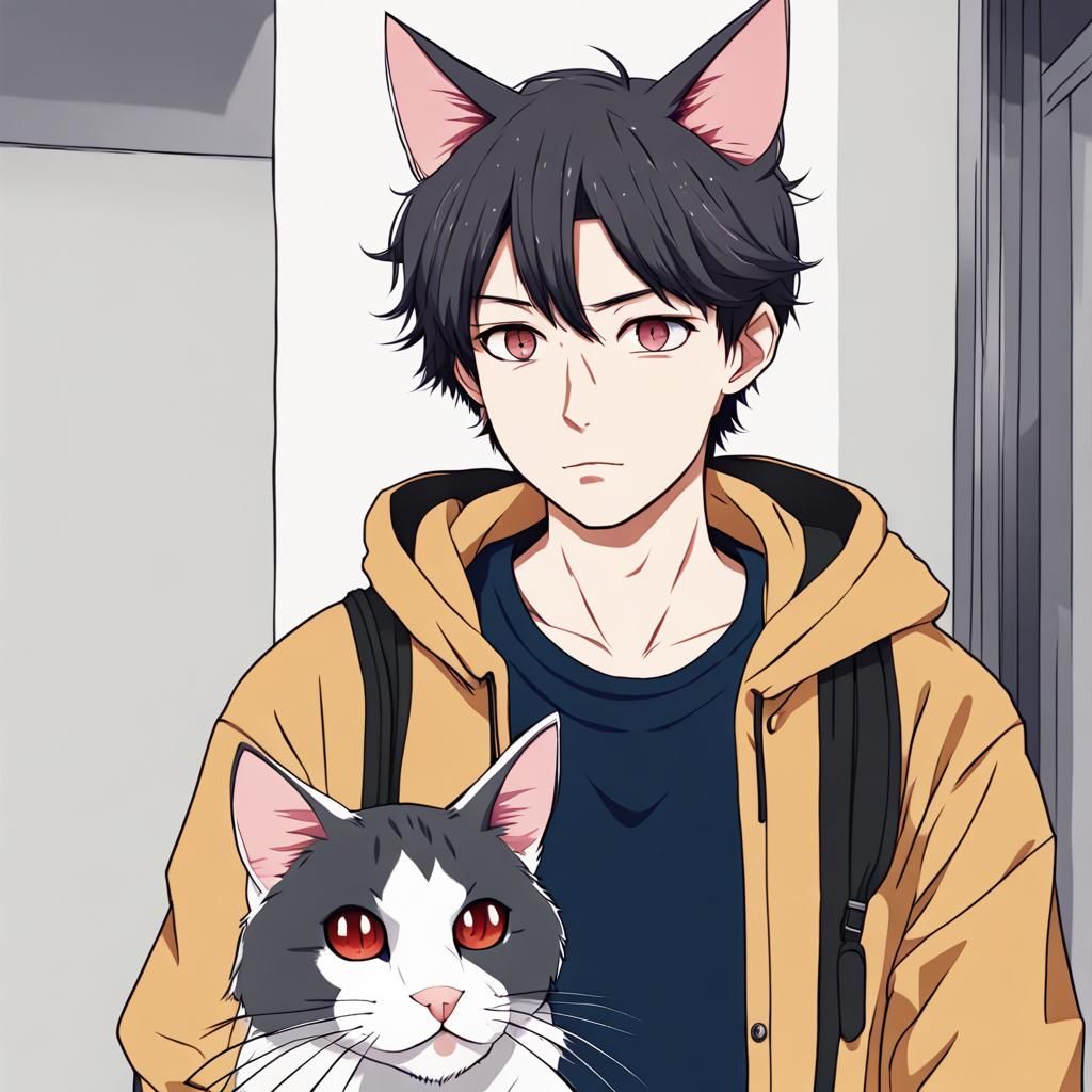 Anime Cat-Boy Character Design