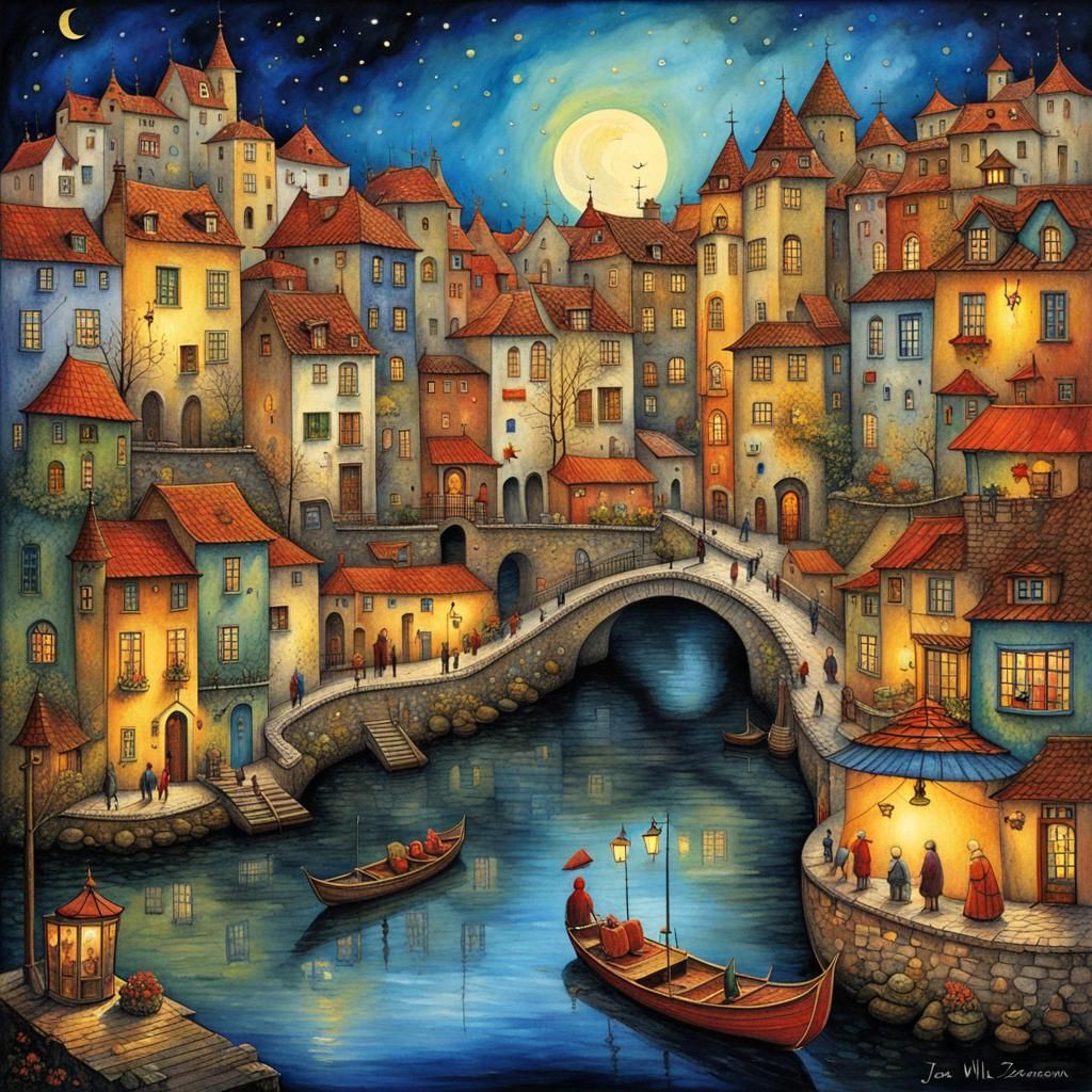 Imperial Colors in Art Deco Style