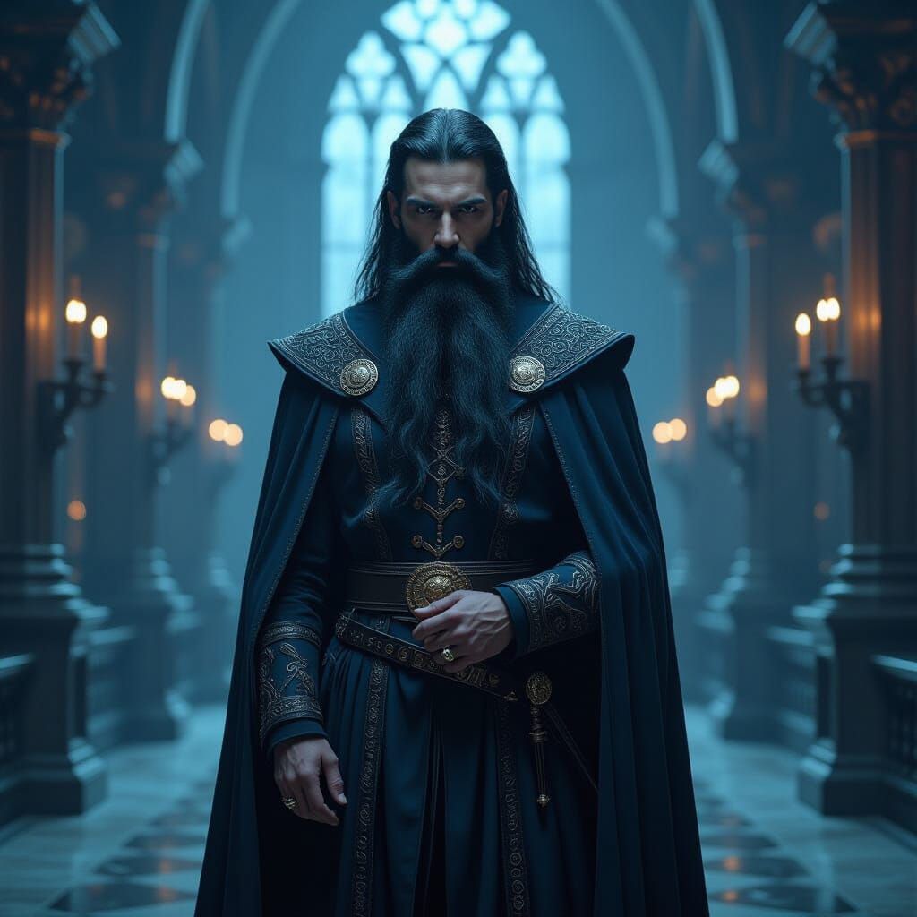 Mysterious Blue Beard in Grand Chamber