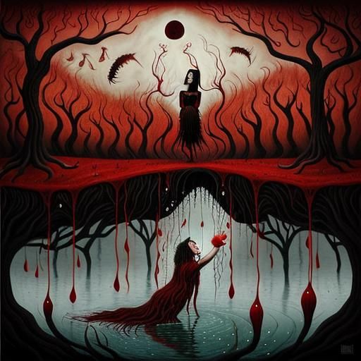 Surreal River of Tears: An Emotional Awakening