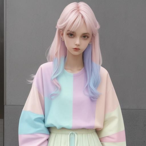 AI Art: Pastel Color Palette