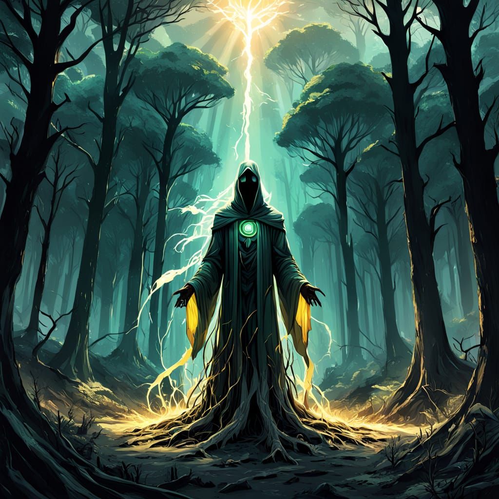 Ethereal Eco-Ghost Transforms Desolate Wasteland to Vibrant ...