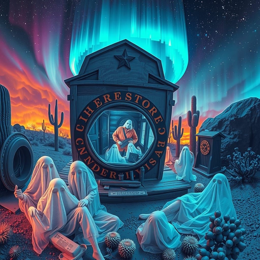 Vaquero Ghosts in High Desert Canyon