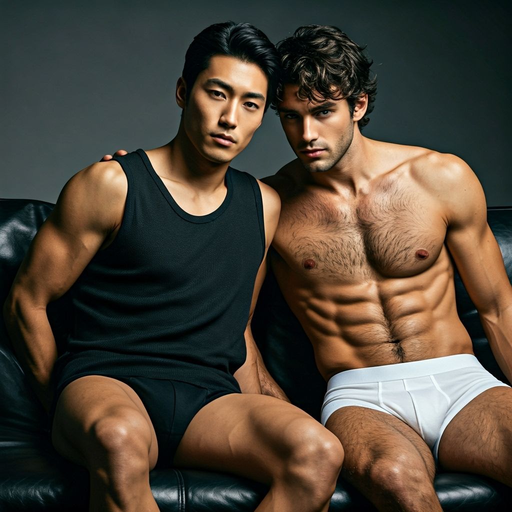 Intimate Portrait of Two Men in Love