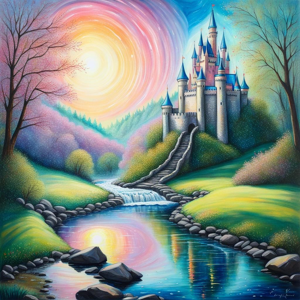 Iridescent Castle by Bubbling Brook: Quantum Shininess