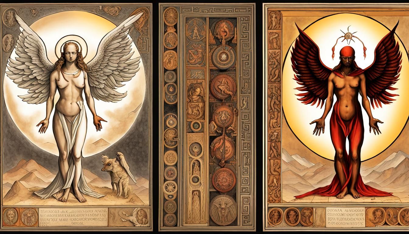 Angel Nous Evolving, Gnostic Art Style