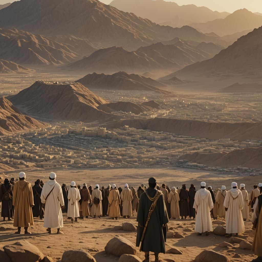 Prophet Muhammad at the Battle of Uhud