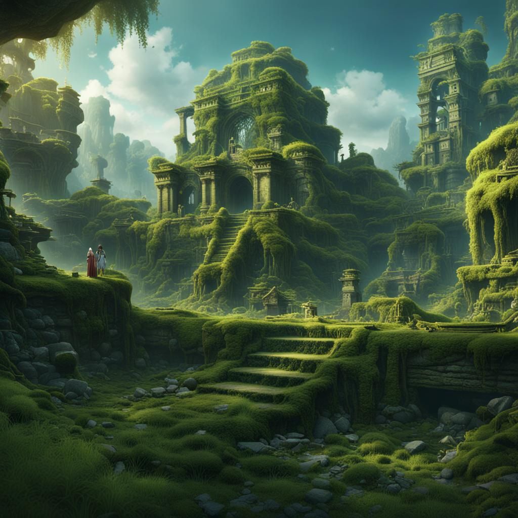 Archeologist Finds Lost City in Detailed Matte Painting