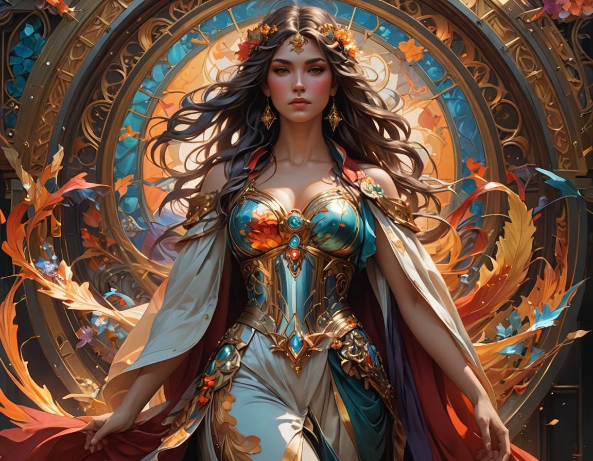 Hyperdetailed Portrait of a Woman in Artgerm Style