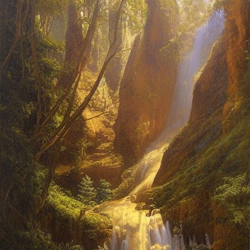 Pandora in Oil Painting Style