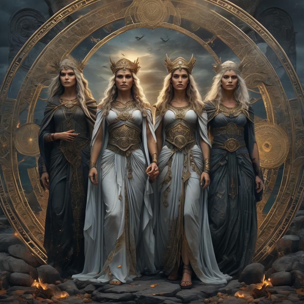 The Three Fates: Epic Digital Matte Painting