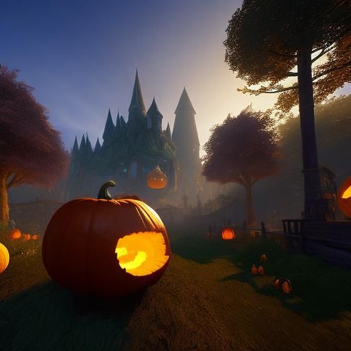 Sorcerer's Apprentice and the Giant Pumpkin