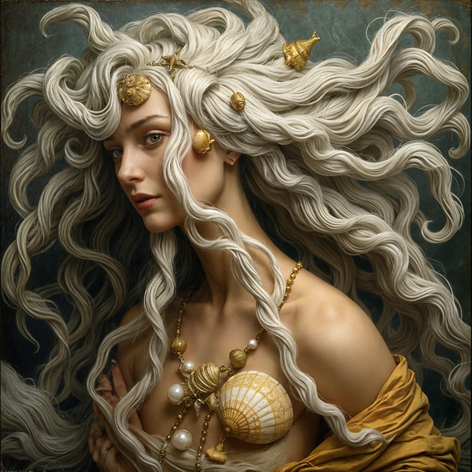 Mythic Voyager in Surrealist Style