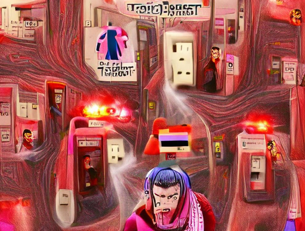 Chaotic Terror in Red Light District