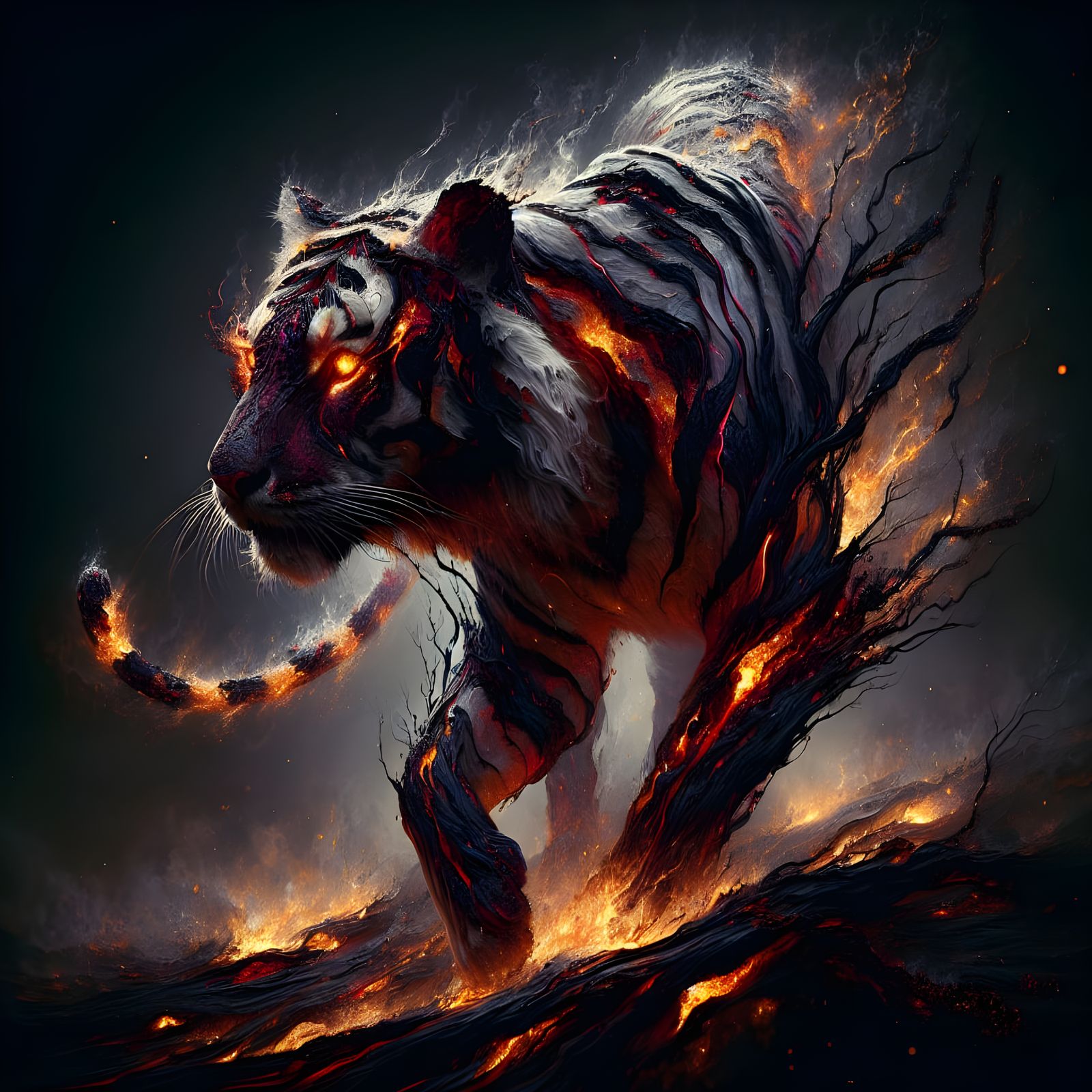 Tiger of Living Fire and Volcanic Fury