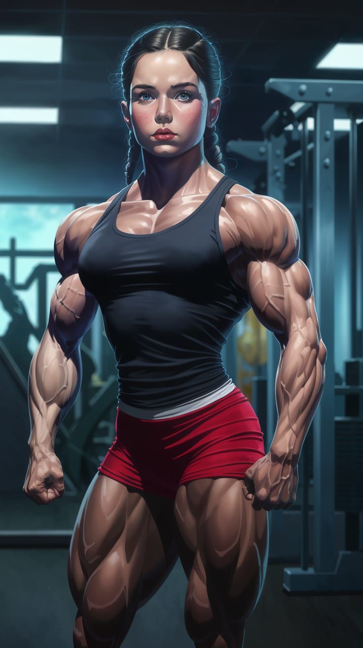 Griselda Blanco as Bodybuilder, Digital Art
