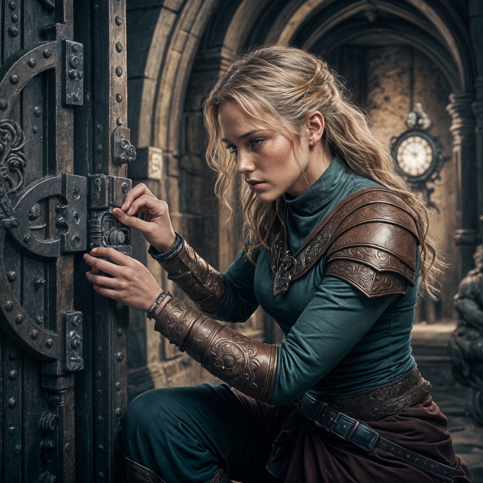 Hyperrealistic Detailed Concept Art with Dramatic Lighting